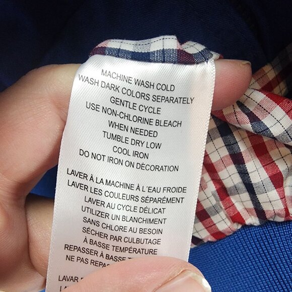 Ben Sherman Jacket Mens Medium Blue Cotton Long Sleeve Full Zip *NWT* - Picture 6 of 14